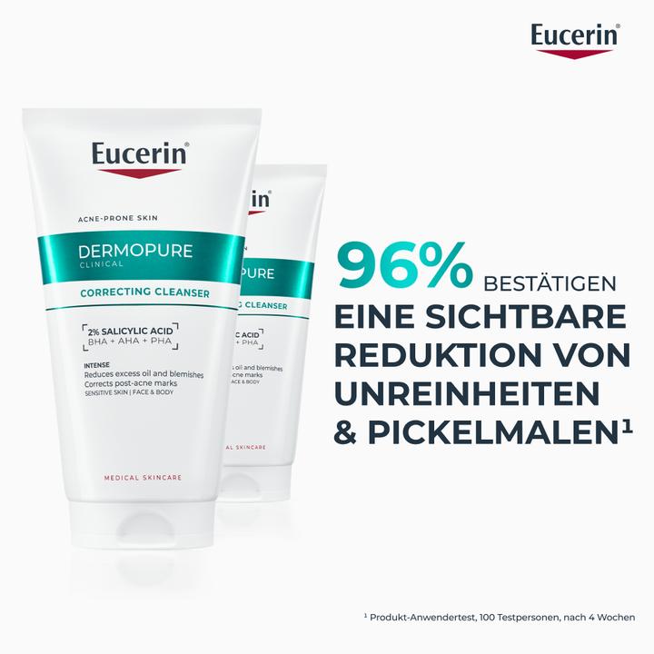 Actual product image Eucerin Dermopure Clinical Reinigungsgel erneuernd 150 ml (Cleansing gel, 150 ml)