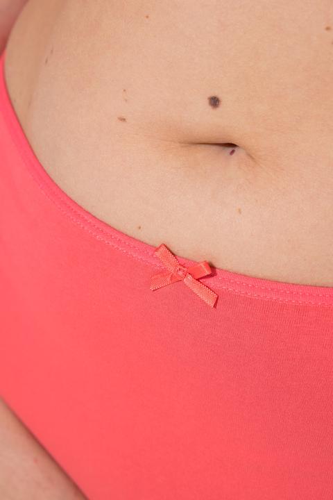 Produktbild Ulla Popken Midislips, 5er-Pack, Blüten/ einfarbig (54, 56, 5er Pack)