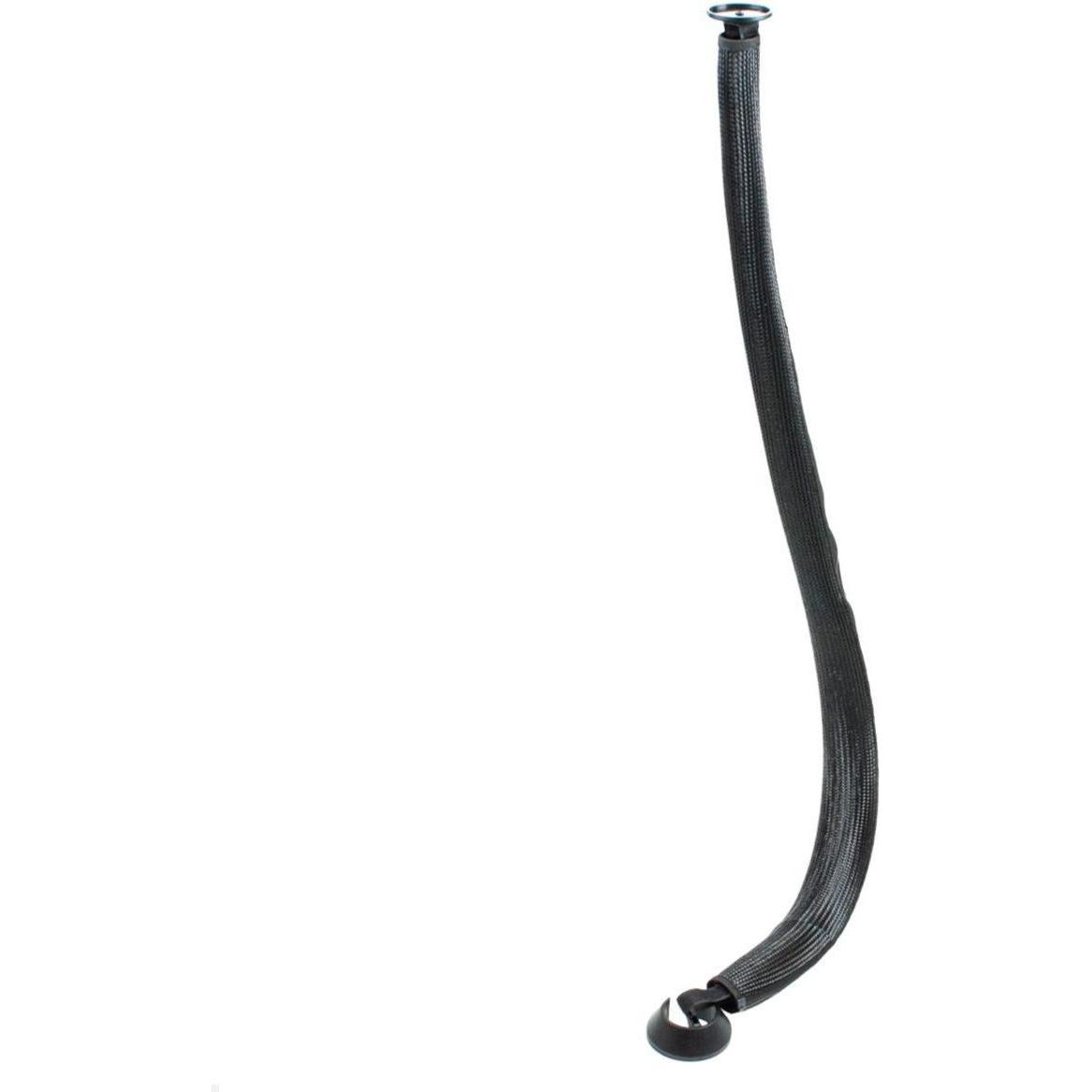 TecLines, Kabelschutz + Kabelführung, TKF002B Kabelführung Mesh Gewebe für Steh-Sitz Tisch 130 cm, schwarz (Kabeldurchla...