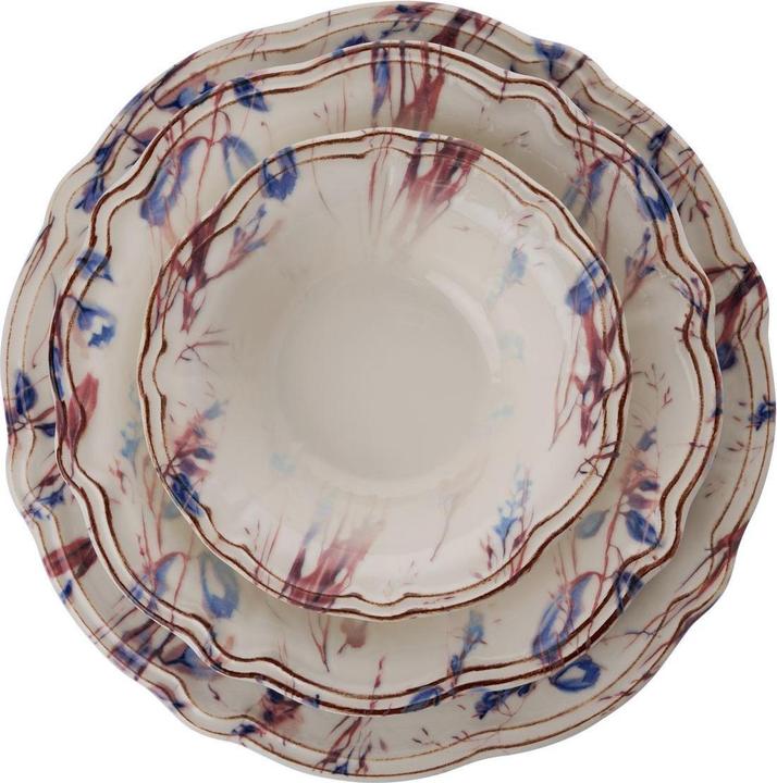 Produktbild Hermia Violet Leaf Dinner Set 24 Pieces (24 Stk.)