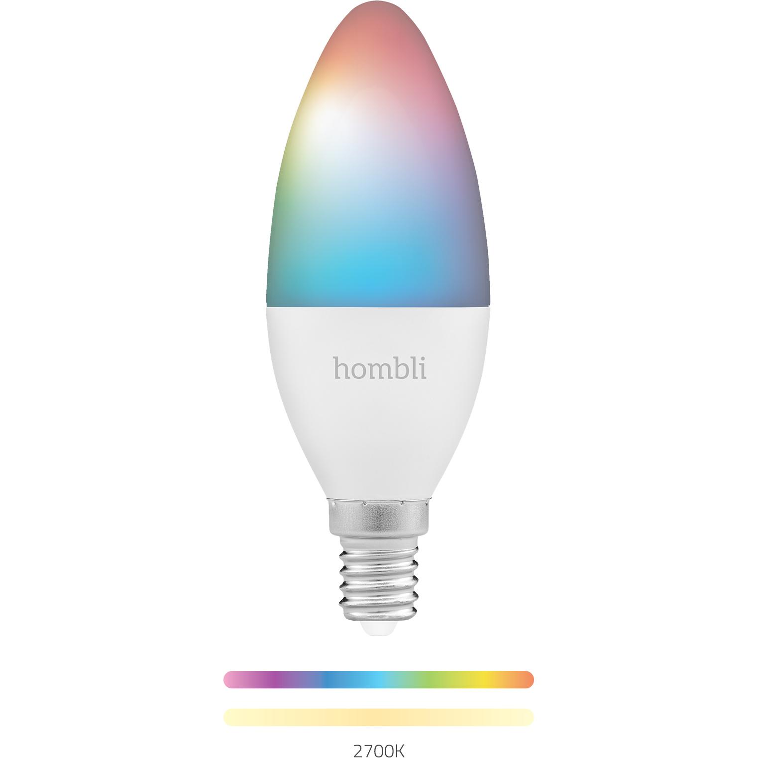 Hombli, Lampadina, Smart Bulb (E14, 380 lm, 1 x)