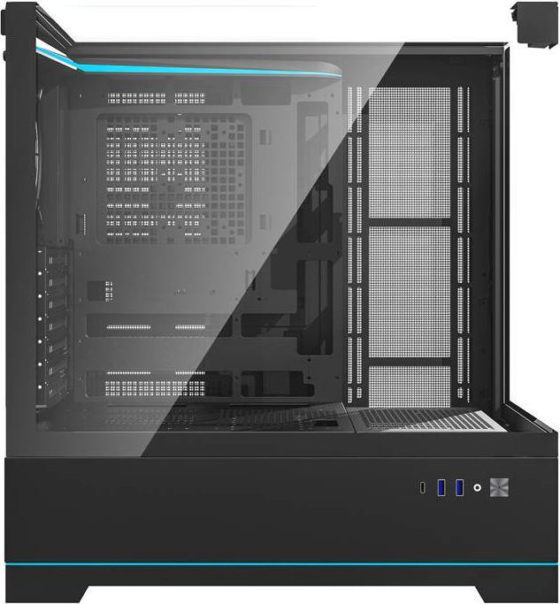 Produktbild Darkflash Tech Darkflash DY450 computer case without fans (black) (mATX, ATX, ITX)