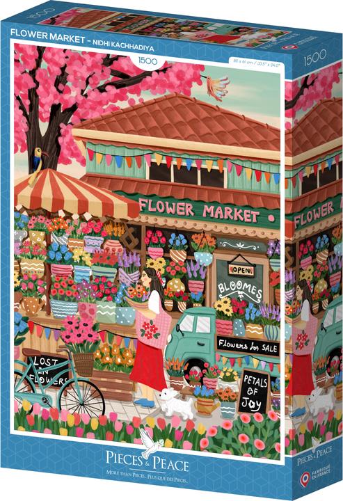Produktbild Pieces & Peace Flower Market (1500 Teile)