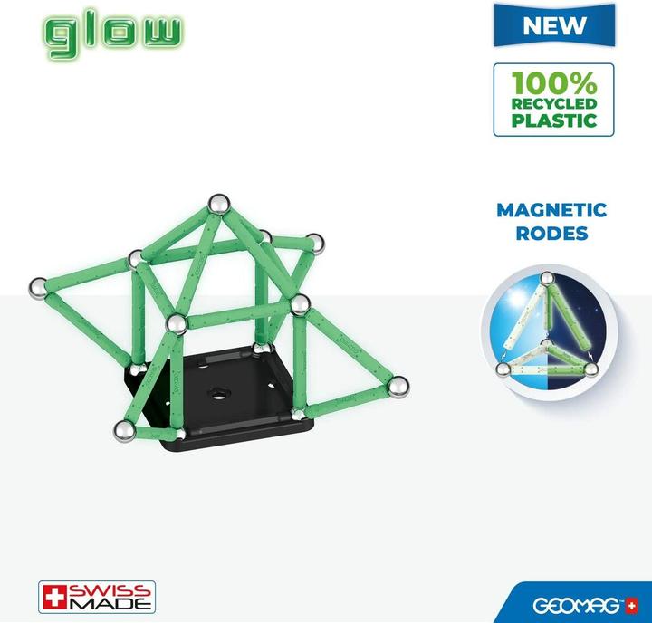 Actual product image Geomag GLOW RECYCLED 42 parts