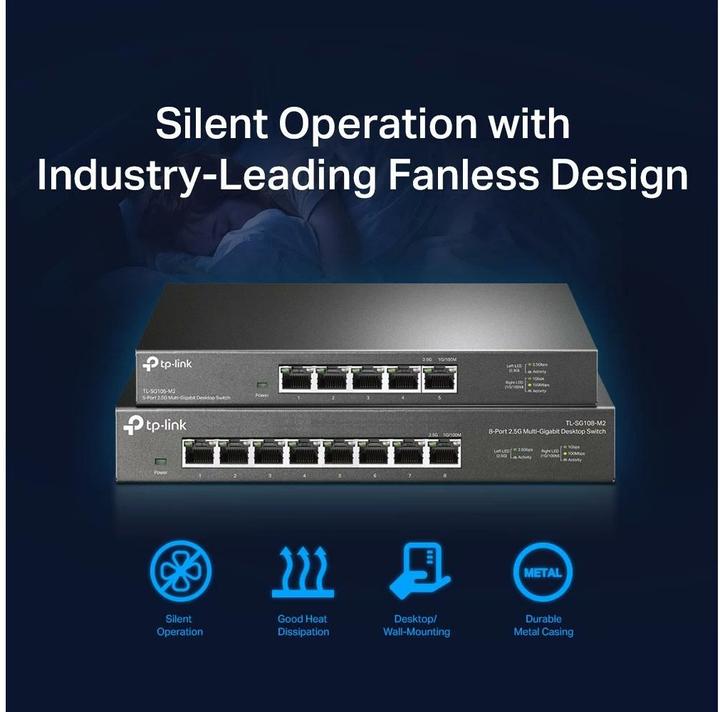 Immagine prodotto TP-Link TL-SG105-M2 (5 Porti)