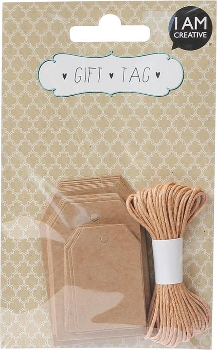 I Am Creative Geschenkanhänger (Geschenkverzierung, 30 x)