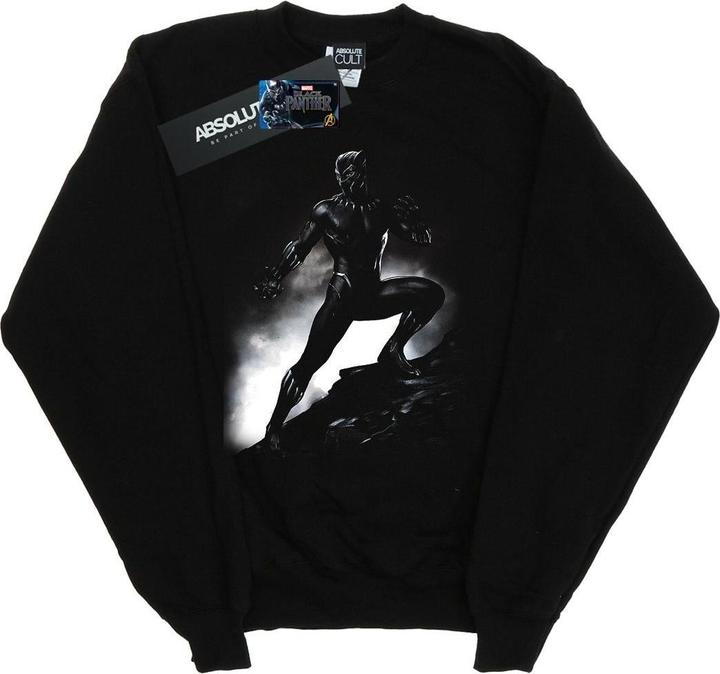 Immagine prodotto Felpa in cotone con posa in piedi di Black Panther (L)