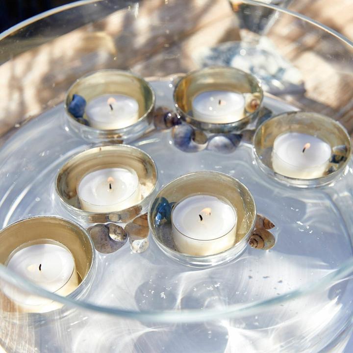 Actual product image Loberon Floating candle set of 6 Adelia (6 x, H, 5 cm)