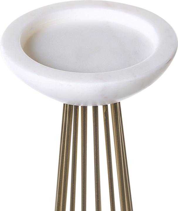 Image du produit Beliani Chandeliers fer / marbre or / blanc 2pcs PORONG