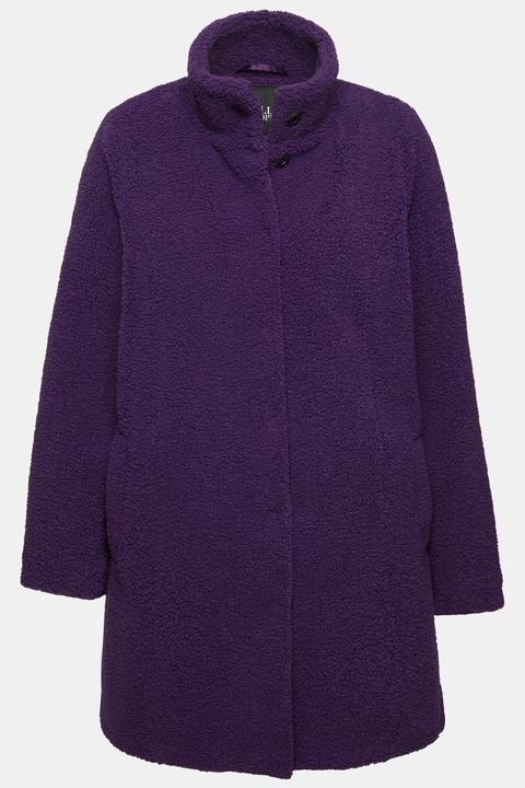 Actual product image Ulla Popken Long Teddy Fleece Coat