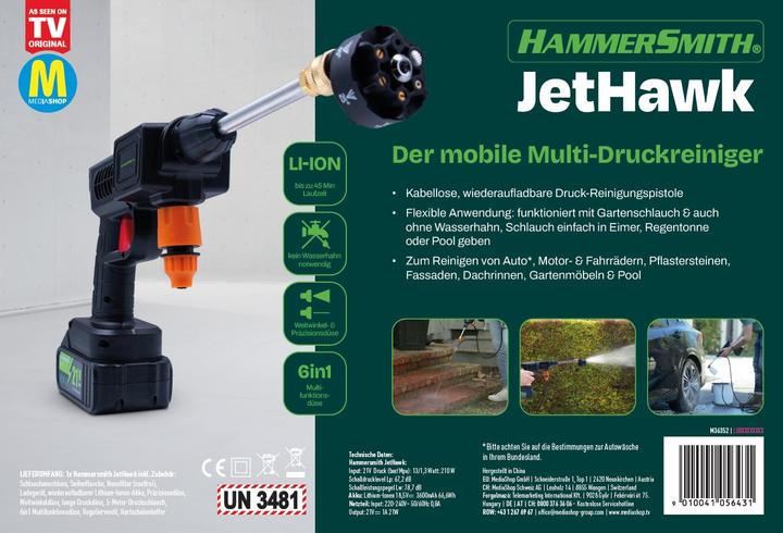 Actual product image Hammersmith JetHawk (Rechargeable battery operated)