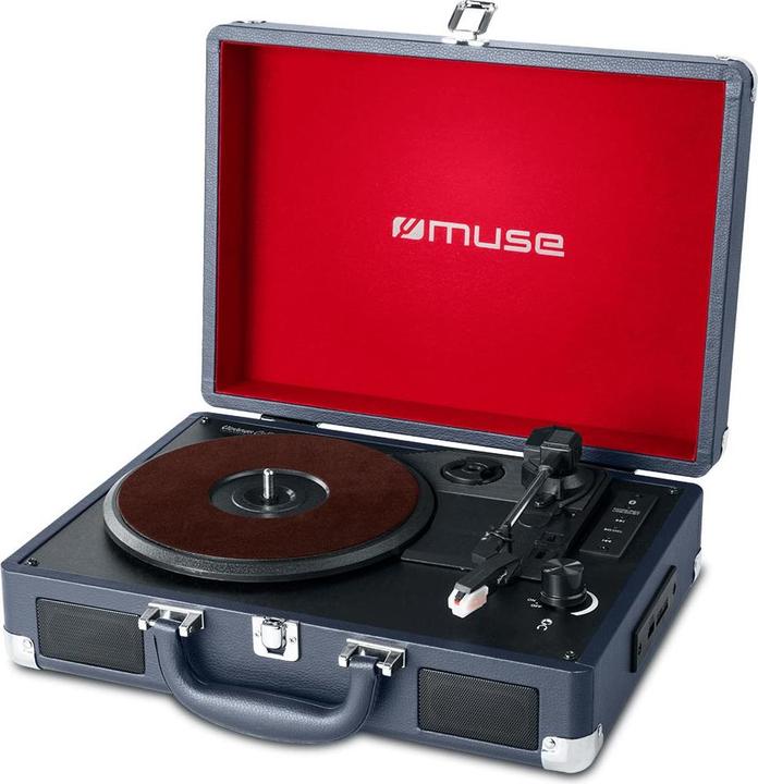 Actual product image Muse Turntable Stereo System MT-103 DB 3 speeds, USB port, AUX in
