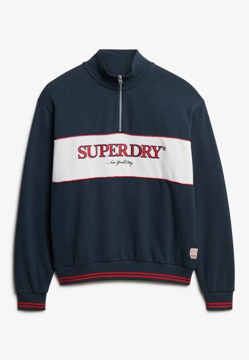 Immagine prodotto Superdry Lockere Country Club Kapuzenjacke mit halblangem Reissverschluss (10XL)