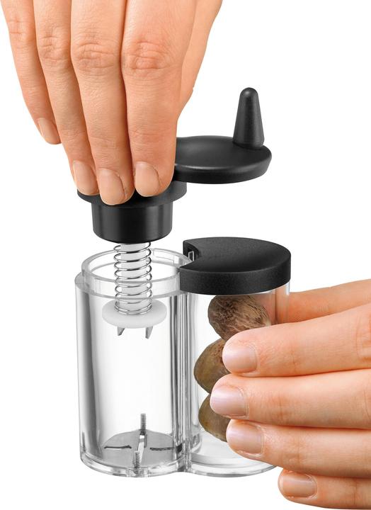 Productafbeelding Silit Mulino Nootmuskaatmolen met Reservecontainer Glas Plastic (Moer)