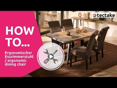 Image du produit tectake Esszimmerstuhl