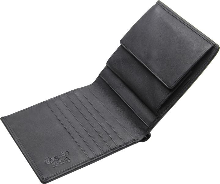 Actual product image Esquire Logo wallet II leather 12 cm