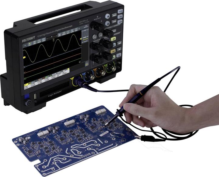 Immagine prodotto Voltcraft DOV1254 LA Digital-Oszilloskop 125 MHz 4-Kanal 1.25 GSa/s 100 Mpts 12 (CAT II)