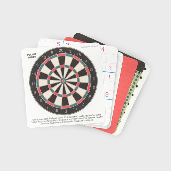 Actual product image Suck UK Bar Games Drink (30 x, Glass coaster)