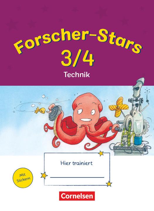 Actual product image Forscher-Stars 3./4. Schuljahr. Technik. Übungsheft mit Lösungen (German, Barbara Kiesinger-Jehle, Dirk Menzel, Heidrun Rebenstorff, Monika Buntrock, 2011)