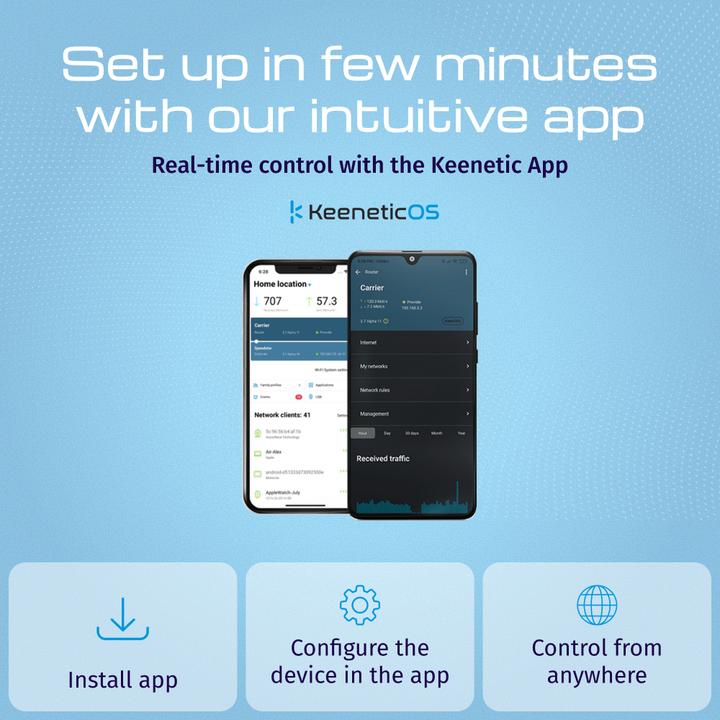 Produktbild Keenetic Buddy 4 KN-3211-01-EU N300 Mesh Wi-Fi 4 Extender