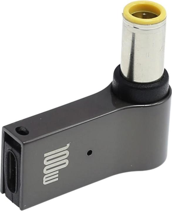Actual product image PowerGuard USB-C to Lenovo IBM Thinkpad Notebook Charger Adapter (7.9 x 5.4mm) (100 W)