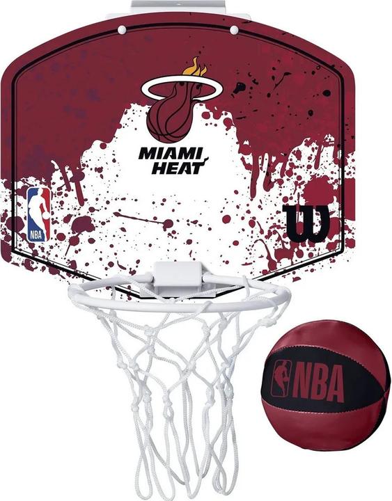 Productafbeelding Wilson Nba Team Mini Hoop Miami Heat