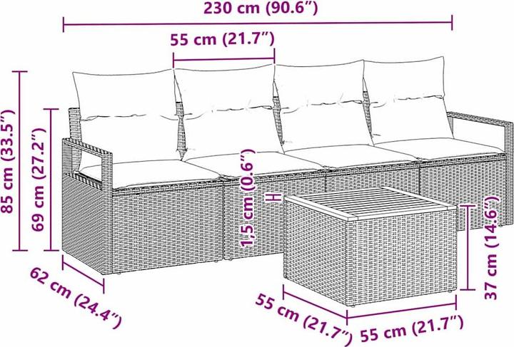 Produktbild vidaXL Sean