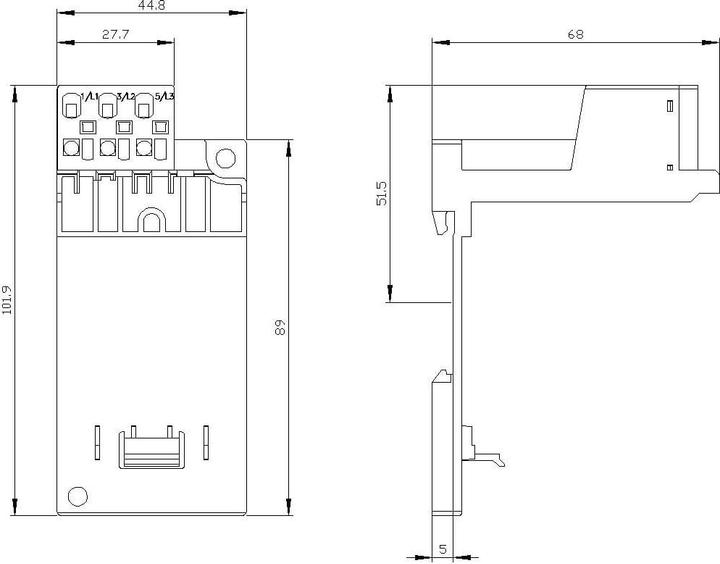 Produktbild Siemens Einzelaufstellungsträger s00