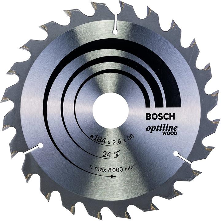 Actual product image Bosch Professional Zubehör PRO Wood circular saw blade, 184 x 2.6 x 30 mm