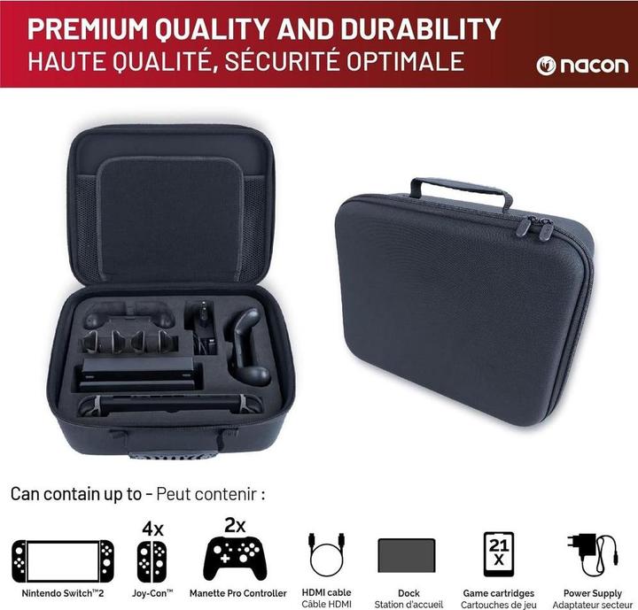 Actual product image Nacon Gaming Storage Case (Switch, Switch 2, Switch Lite, Switch OLED)