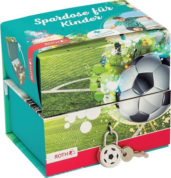Actual product image Magni Money Box 2 Boxes 2 Compartments Football Star