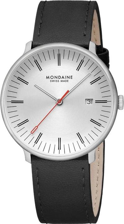 Produktbild Mondaine MLE.41210.LBV Herrenuhr Doppio 41mm (Analoguhr, Swiss Made, 41 mm)