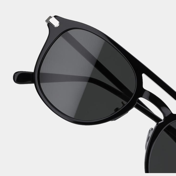 Produktbild James Dixon Schwarz/Grau – Redfort – Aviator – Acetat – Sonnenbrille