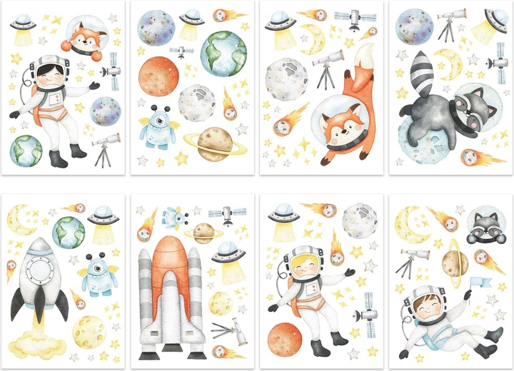 Image du produit Papierdrachen Astronautes (22 x 30 cm)