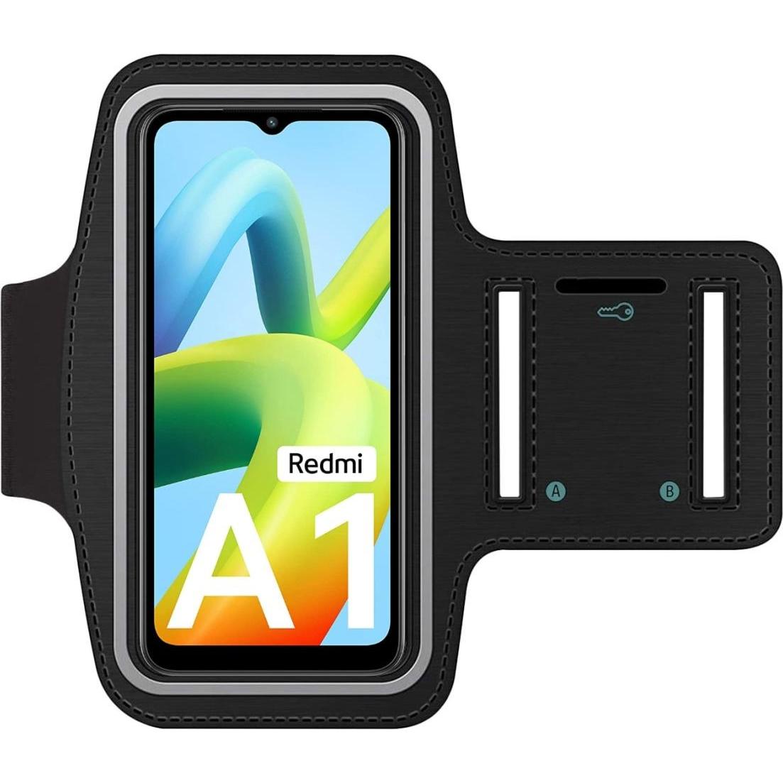 SmartFitness Xiaomi Redmi A1 Handy Sport Armband, Smartphone Sportarmband, Schwarz