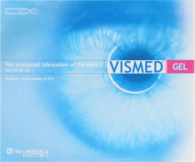 Actual product image Vismed Gel eye drops (5 ml)
