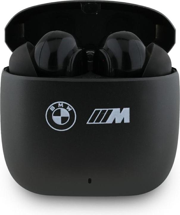 BMW Słuchawki Bluetooth TWS M Metal M Logo Print ANC-ENC czarny (ANC, Kabellos)