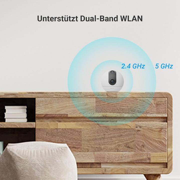 Produktbild EZVIZ C60p Innenkamera mit 2K+ Dual-Lens und Personenerkennung (2560 x 1440 Pixels)