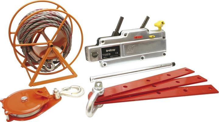 Image du produit Dönges Jeu de palans multi-usages DIN 14800-MZ32 Palan de préhension, 32 kN