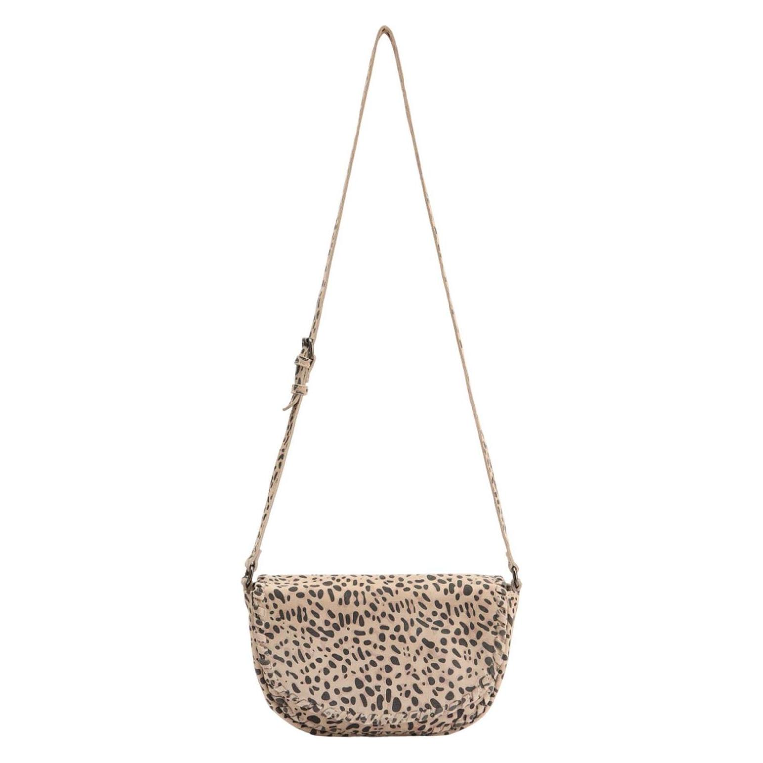 FredsBruder, Damen, Handtasche, Calm Saddle Bag, Grau, Beige