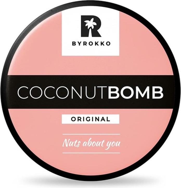 Immagine prodotto Byrokko Coconut Bomb Hair Mask 180g Trattamento nutriente per capelli secchi e danneggiati Vegan e Cruelty