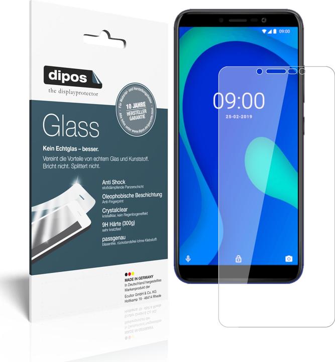 Actual product image Dipos Screen Protector Anti-Shock (1 pcs., Wiko Y80)