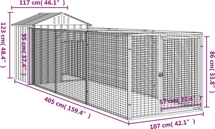 Actual product image vidaXL Aliane (Dog house)