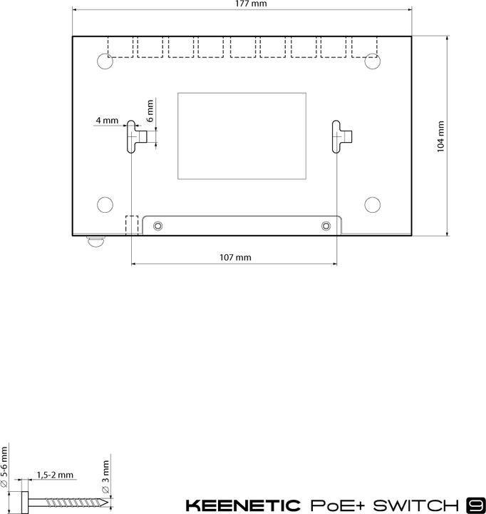 Immagine prodotto Keenetic Switch POE+ 5 UE Switch PoE+ 4 porte + 1 Uplink (5 porte)