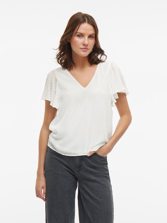 Immagine prodotto Vila V-Ausschnitt Oberteil mit kurzen Ärmeln (40)