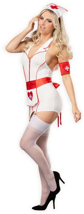 Produktbild Amorable by Rimba Krankenschwesteruniform – Weiss, Rot (S, M)