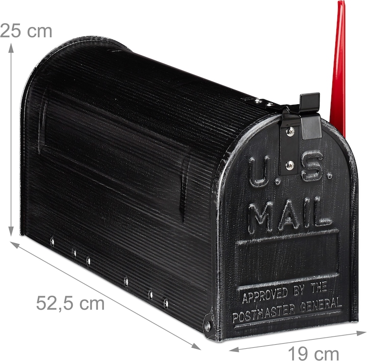 Actual product image Relaxdays US Mailbox, Vintage