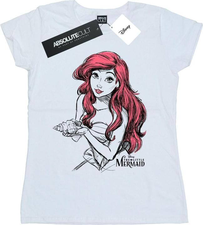 Disney Ariel Shell Sketch TShirt (XXL)
