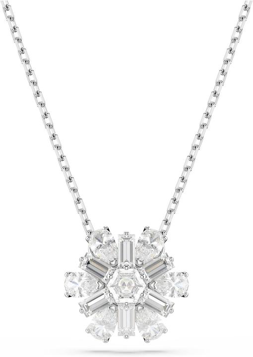 Swarovski Idyllia Necklace Various Cuts Snowflake White (Swarovski Metal, 45 cm)