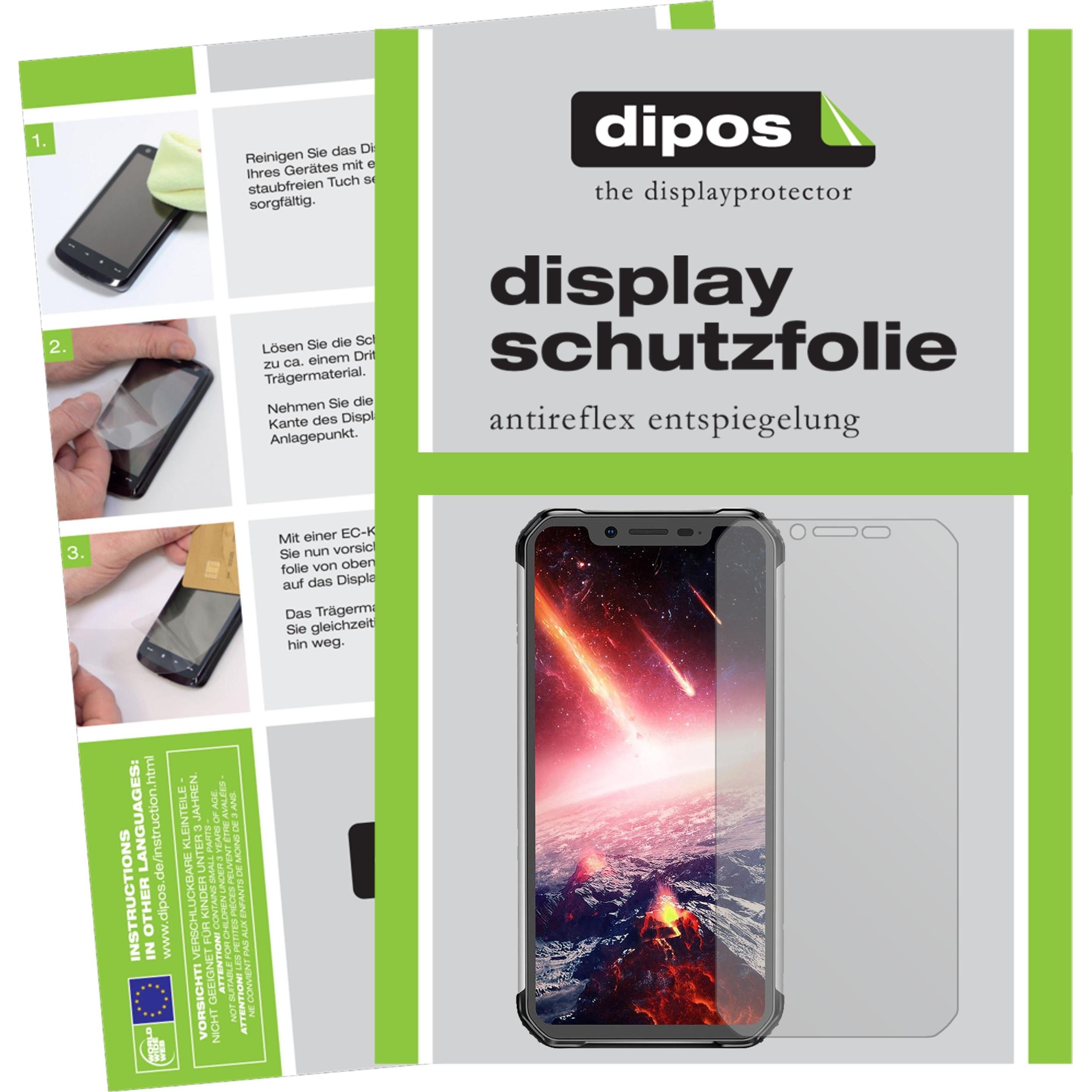 Dipos Displayschutzfolie Antireflex (5 Stück, Blackview BV9600 Pro), Smartphone Schutzfolie, Transparent